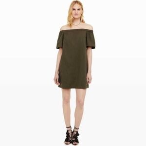 Club Monaco‎ Nearta Dress Olive Green NWT Size 2